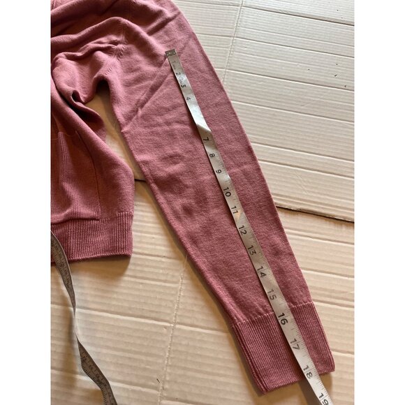 NWT-The Edinburgh Woollen Mill 100% lambswool Rose Pink Size L cardigan sweater - Picture 12 of 12